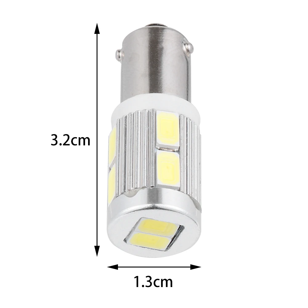 1 шт. BAX9S H6W 10SMD автомобисветильник поворотный сигнал светодиодный льные