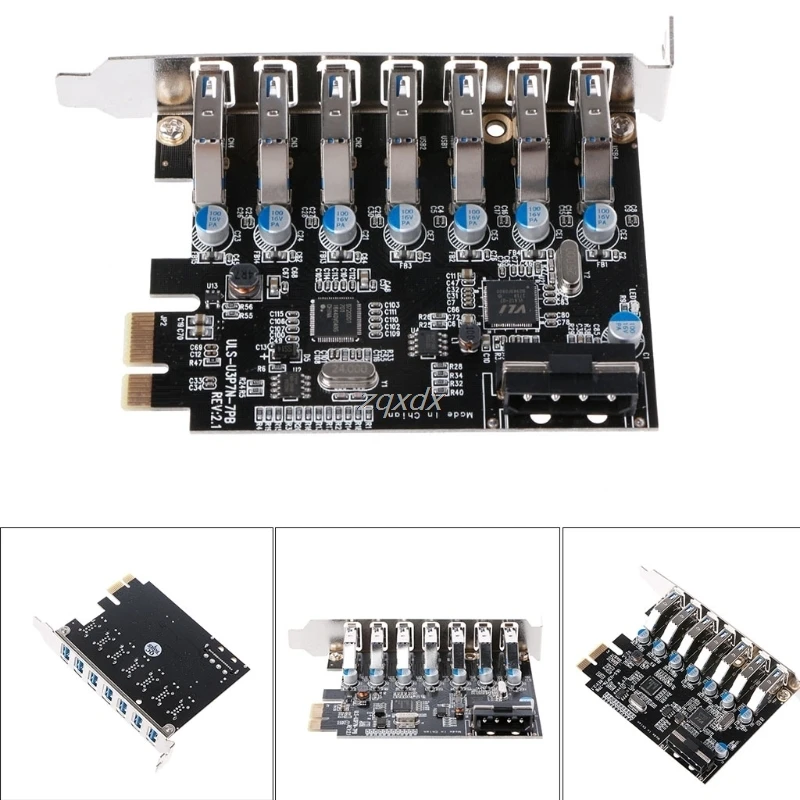 4 Por t/7 портовый Суперскоростной USB 3 0 до 15 контактный SATA разъем питания PCIExpress