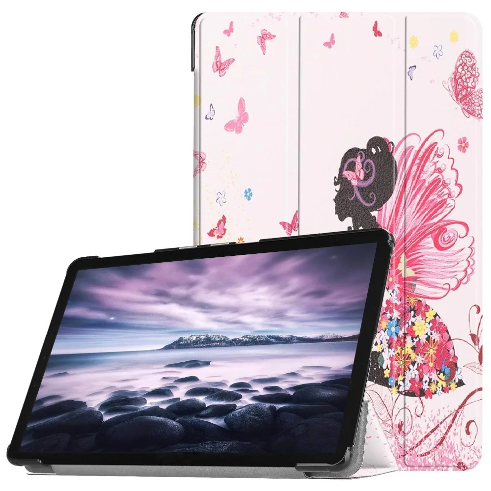 Чехол для Samsung Galaxy Tab A 10 5 ''SM T590 SM T595 2018 чехол планшета умный подставка