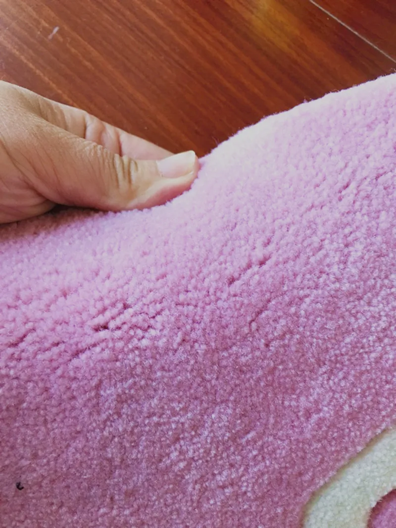 Корона принцессы круглый ковер Детский Розовый для спальни прикроватный стул