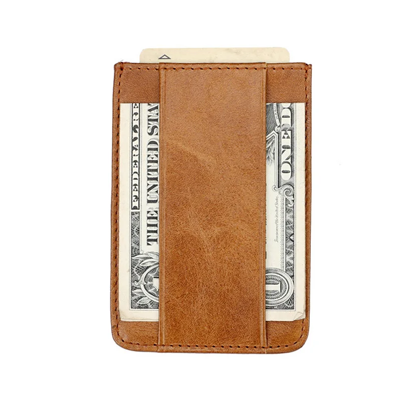 Зажим для денег мужской из натуральной кожи|money clip dollar|clip moneymoney |