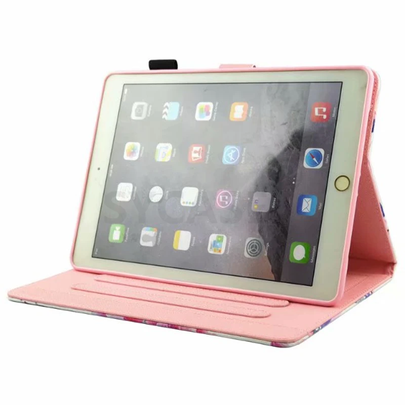 SYCASE мультфильм Единорог для Apple Ipad Mini 1 2 3 Чехол Многофункциональный окрашенный