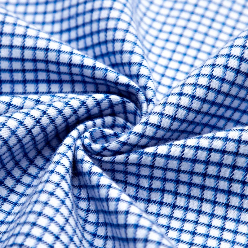 2019 Летняя мужская рубашка с коротким рукавом клетчатое платье повседневные