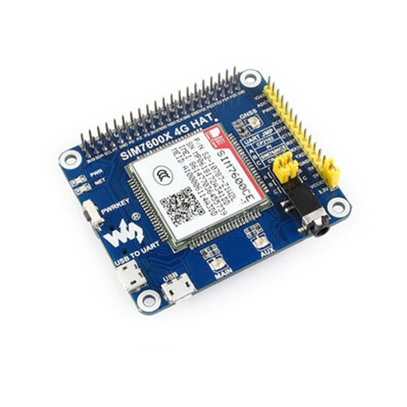 4G/3G/2G/GSM/GPRS/GNSS шляпа для Raspberry Pi на основе SIM7600E H|Аксессуары демонстрационных