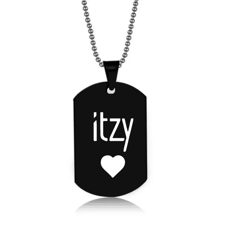 Ожерелье ITZY с подвеской в стиле KPOP для корейской группы девушек ожерелья из