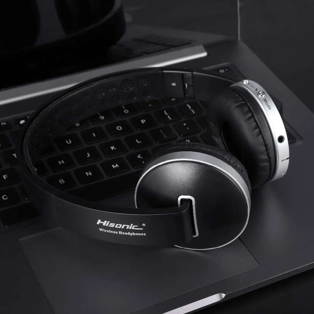 Hisonic Беспроводной наушники Gaming Headset стерео Складная спортивные микрофон игровой