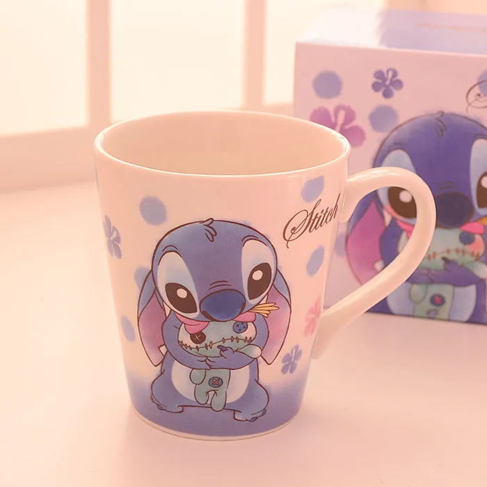 Ститч Scrump маленькая Русалочка Ариэль чип N' ALE Chipmunk чужеродный фарфор керамическая кружка кофейная кружка чашка подарок на день рождения с коробкой