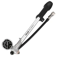 bike shock pump 300psi front fork and rear suspension pump schrader valve bicycle air shock pump with gauge