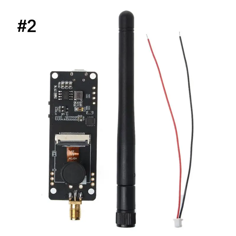 Набор 2 TTGO T-Journal ESP32 модуль камеры макетная плата OV2640 камера SMA Wifi 3dbi антенна 0,91 OLED плата камеры - Комплект: Набор 2