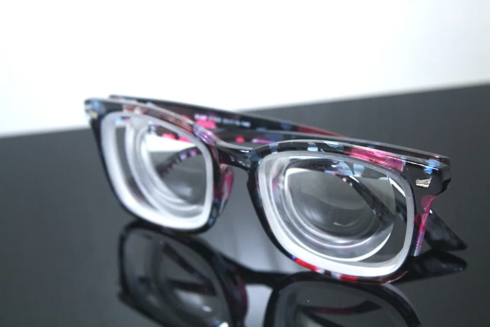 Женские новые очки Lentes Opticos с оправой для очков оправа большой цветком высоким
