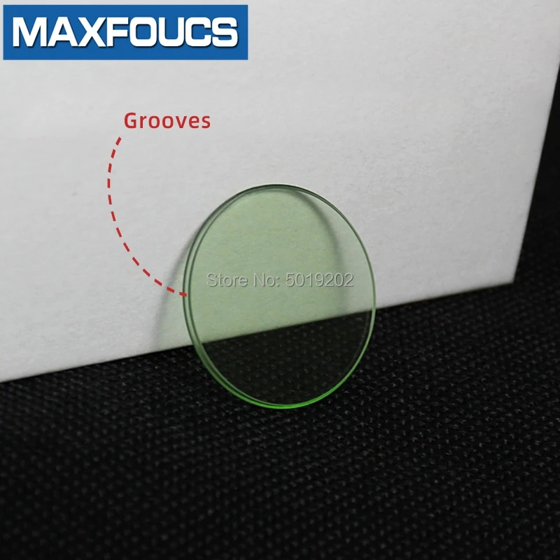 

Smooth Round Watch Mineral glass For Rlx 116400 Alternative Transparent Green Glass Mirror Crystal Watch Accessories Parts