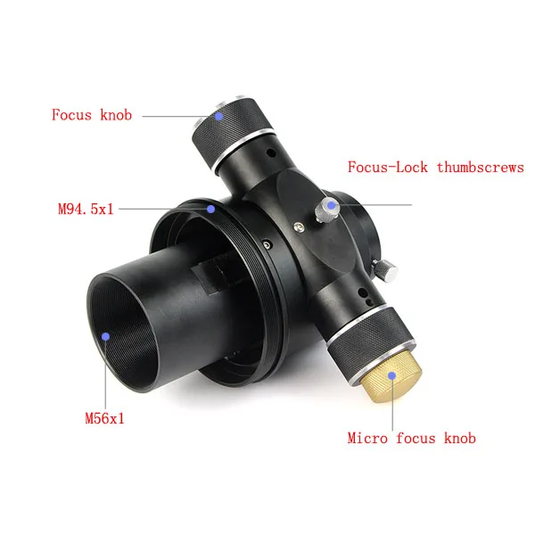 Laida " Двойная Скорость 10:1 без шестерни Crayford Focuser для рефрактора астрономии телескоп w/2" до 1,2" адаптер+ Пылезащитная заглушка M0094A