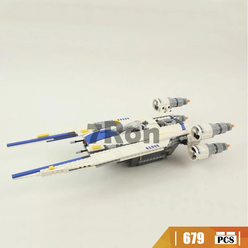 05054 Совместимость с лего Звездные войны 75155 U Star Wing Fighter модель здания игрушки