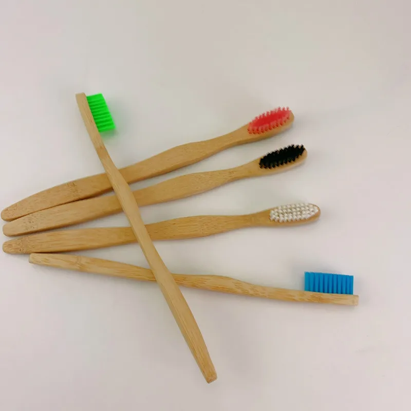 

1 шт. bambooзубная щетка с мягкой щетиной деревянная зубная щетка натуральная бамбуковая ручка уход за полостью рта Экологичная зубная щетка д...