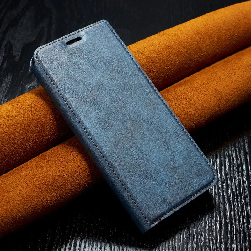 Роскошный ретро тонкий кожаный флип-чехол для Xiaomi Redmi Note 7 Чехол-подставка Магнитная книга для Redmi 6 Pro A2Lite чехол