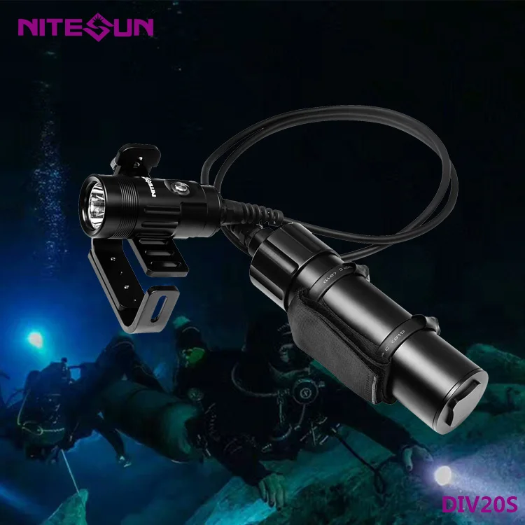 Точечный светильник NITESUN DIV20S для дайвинга CREE XHP35 светодиодный подводный фонарь до