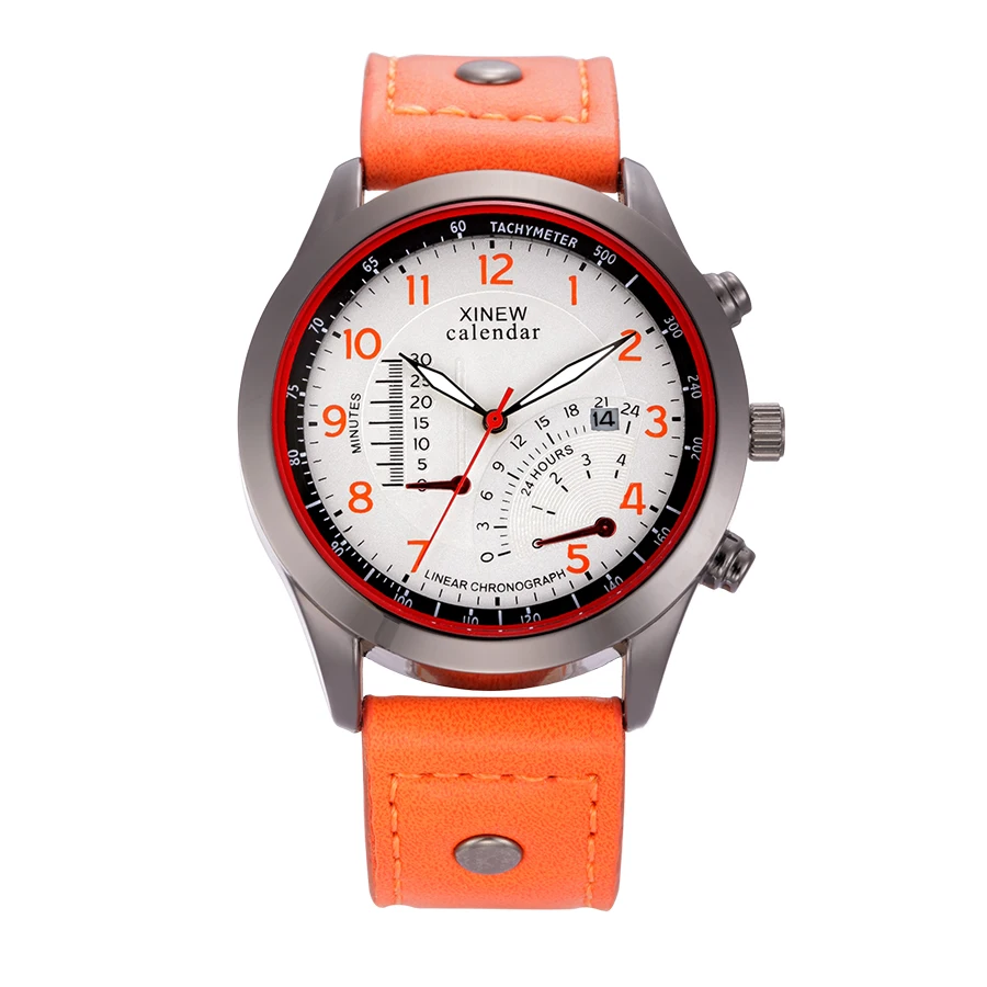 Часы наручные XINEW Мужские кварцевые Брендовые повседневные модные спортивные с