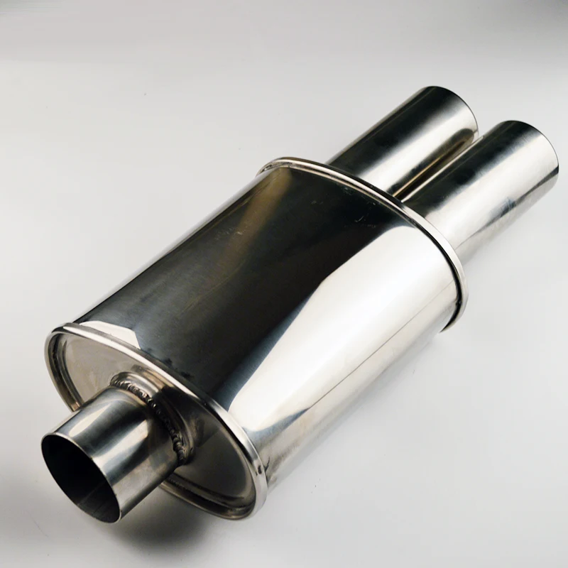 Выхлопная труба автомобиля SALBEITECH автомобильный глушитель длина корпуса 10