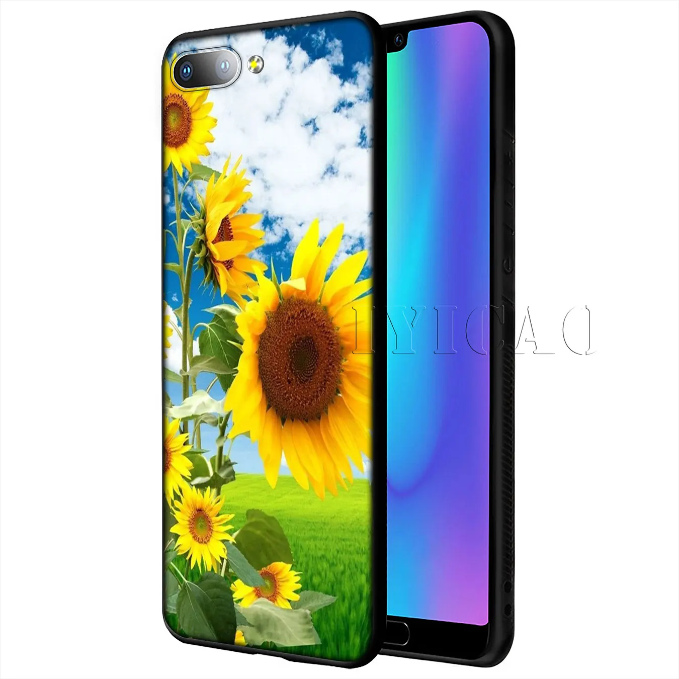 IYICAO цветной чехол для Huawei Y9 Y7 Y6 Prime 2019 Honor 20 8C 8X8 9 9X10 Lite 7C 7X 7A Pro |