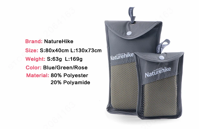 Naturehike компактное быстросохнущее пляжное полотенце из микрофибры антибактериальное полотенце для лица для кемпинга и плавания одеяло для спортзала комплекты для путешествий на открытом воздухе