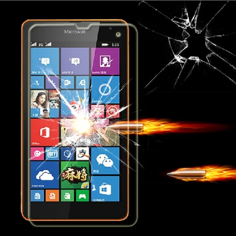 Закаленное стекло для Microsoft Lumia 535 550 650 630 635 530 Защитная пленка Nokia 640 950 XL 640XL 950XL|tempered
