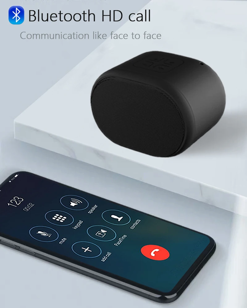 TWS Портативный беспроводной Bluetooth динамик 3D стерео громкий мощность 10 Вт Бас