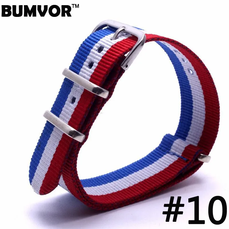 BUMVOR Code46-67,, 1 шт., 20 мм, ремешок для часов,, часы для мужчин, нейлоновый ремешок Nato, 20 мм, ремешок для часов, водонепроницаемый ремешок для часов