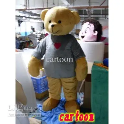 Новинка Лидер продаж костюм талисман для взрослых с милым и забавным медведем