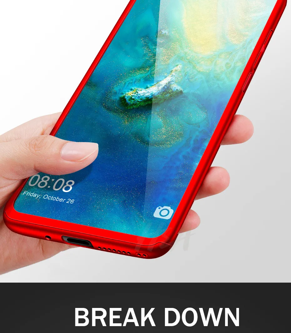 360 Роскошный Полный чехол для huawei P20 mate 20 Lite Pro Чехол стекло для huawei P10 P20 Lite Plus чехол для телефона huawei P Smart