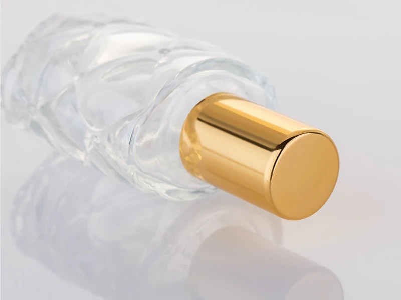 MUB- Portable Mini 10ml Glass Steel Roll-on Essential Oil Bottle Travel Perfume Bottles Empty Cosmetic Containers Roller Bottle