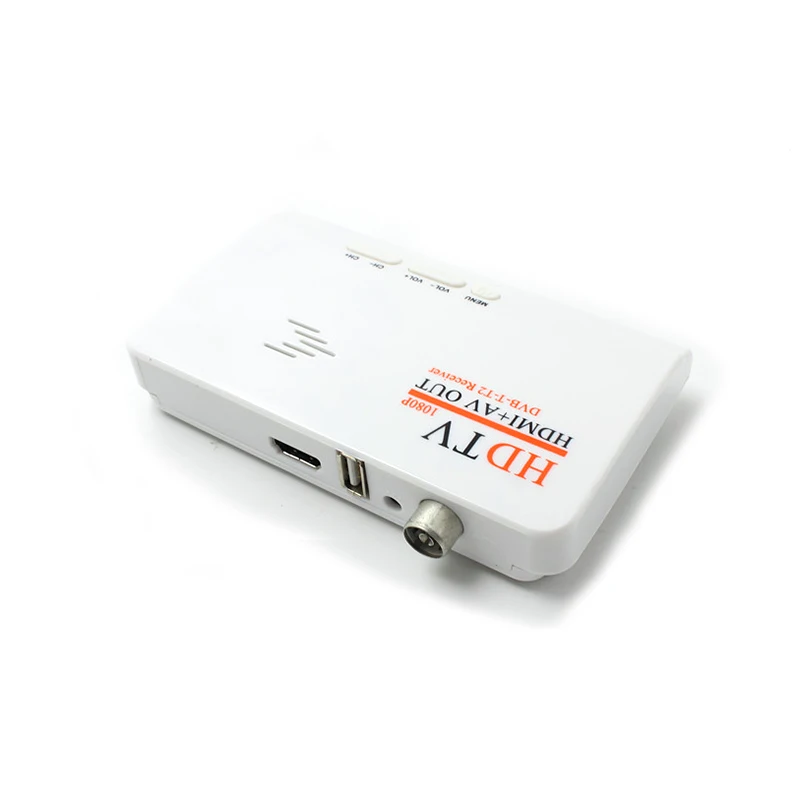 DVB T/DVB T2 ТВ тюнер приемник HDTV AV CVBS & 1080P HD спутниковый ресивер для ПК LCD/CRT мониторов