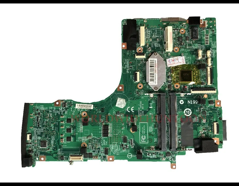 Высокое качество для MSI GT70 материнская плата ноутбука MS-17621 VER: 2 1 PGA989 SLJ8E HM77 DDR3 100%