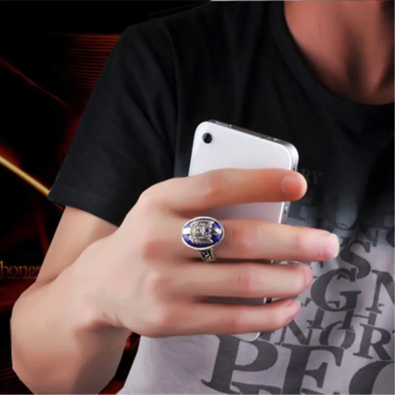 Винтажные кольца Stefan 's Finger семейное Крест Кольцо Лазурит эллипс Костюмные для