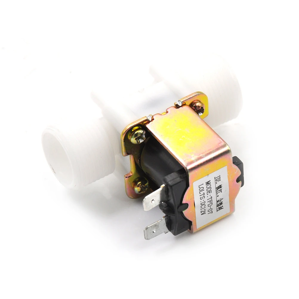 1 шт. Новый Желтый 3/4 &quotDC 12V Магнитный водный воздух закрытый пластиковый