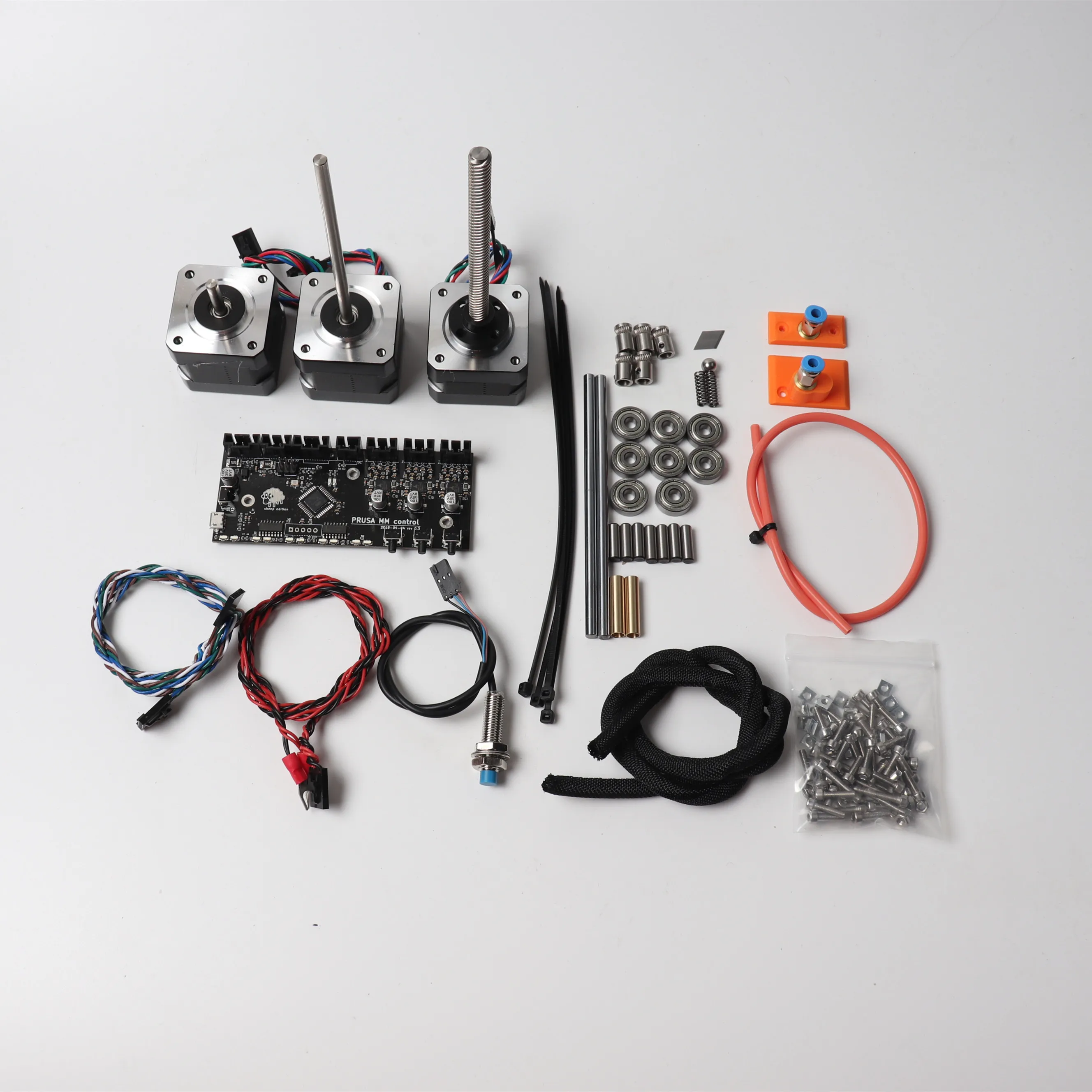 Prusa i3 MK2S/MK3 MMU V2 kit Multi Material control board комплект двигателей FINDA probe силовые и сигнальные