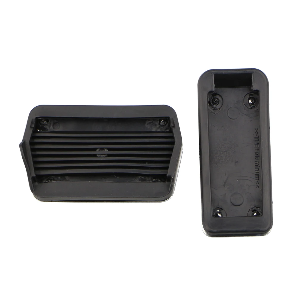 Aluminum Alloy Car Accelerator Gas Pedal Brake Pedal Non Slip Pedal Pads Cover AT for Ford Kuga Escape 2013