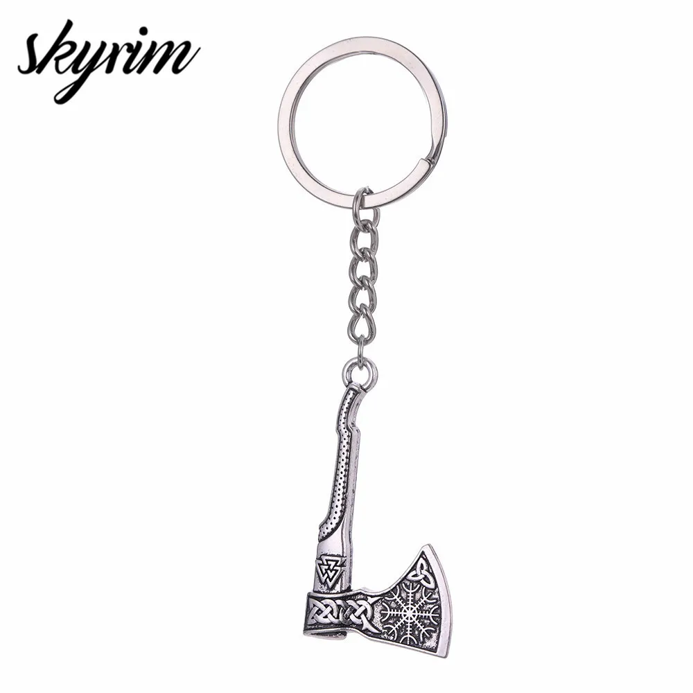 Skyrim Forks брелок с узлом для руля викингом топор Тор подвеска в виде молотка