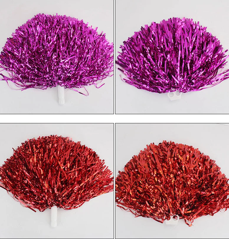 Помпоны для чирлидинга 2 шт. помпоны мажетты ручного цветочного аэробика мячи