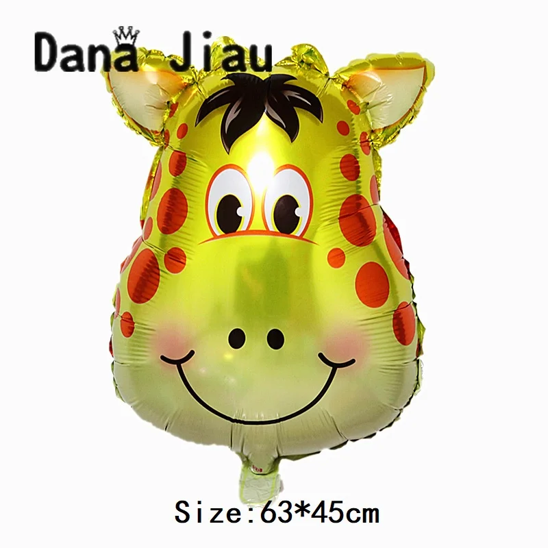 Высококачественные воздушные гелиевые шары с тигром львом обезьяной зеброй
