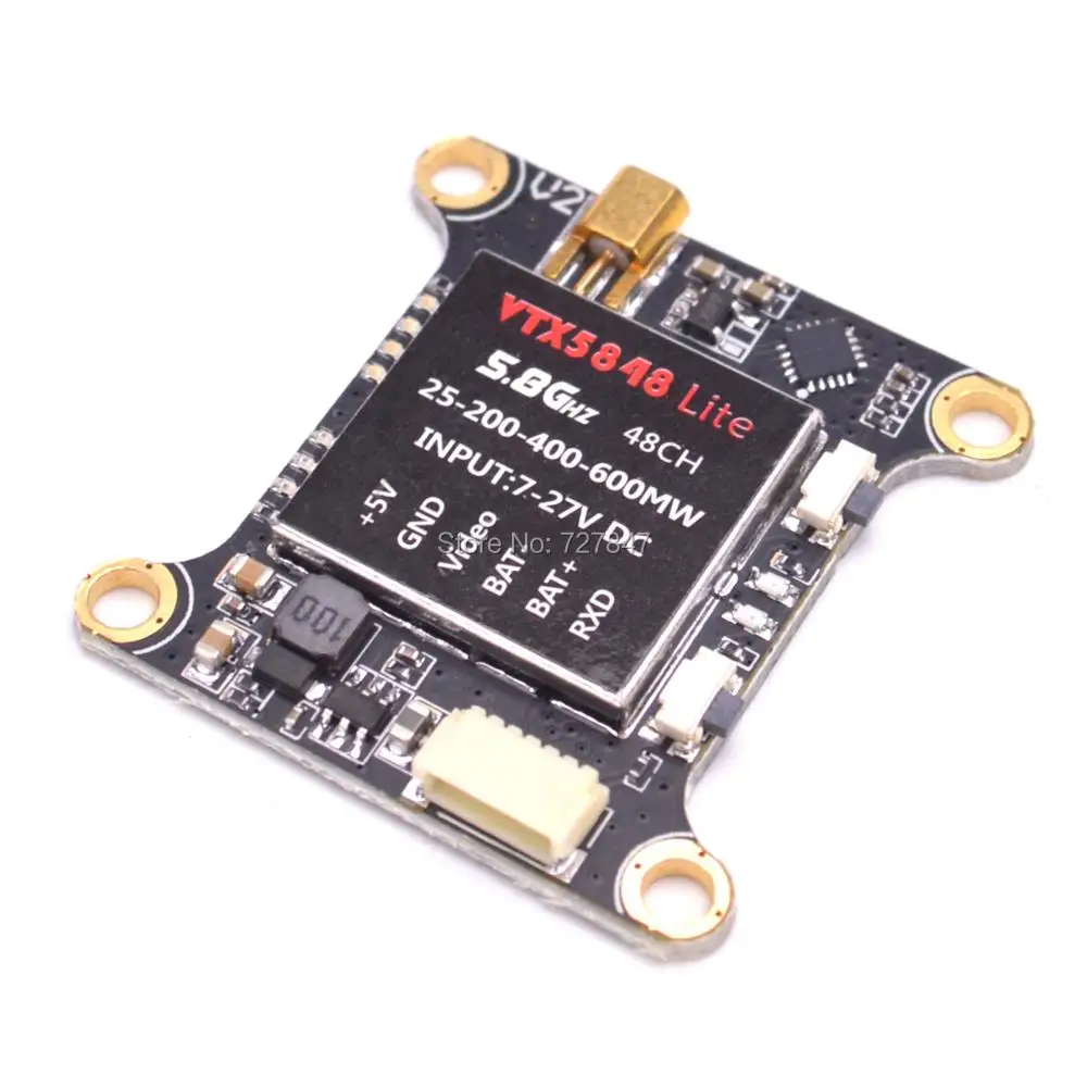 Новый VTX5848 LITE 48CH 5 8G 25/200/400/600mW переключаемый FPV RC Дрон VTX модуль видеопередатчика OSD