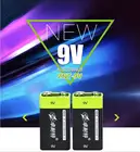 Перезаряжаемый полимерный аккумулятор ZNTER, 9 В, 600 мАч, USB, 9 В, батарея для микрофона, игрушек, электронных устройств, Прямая поставка