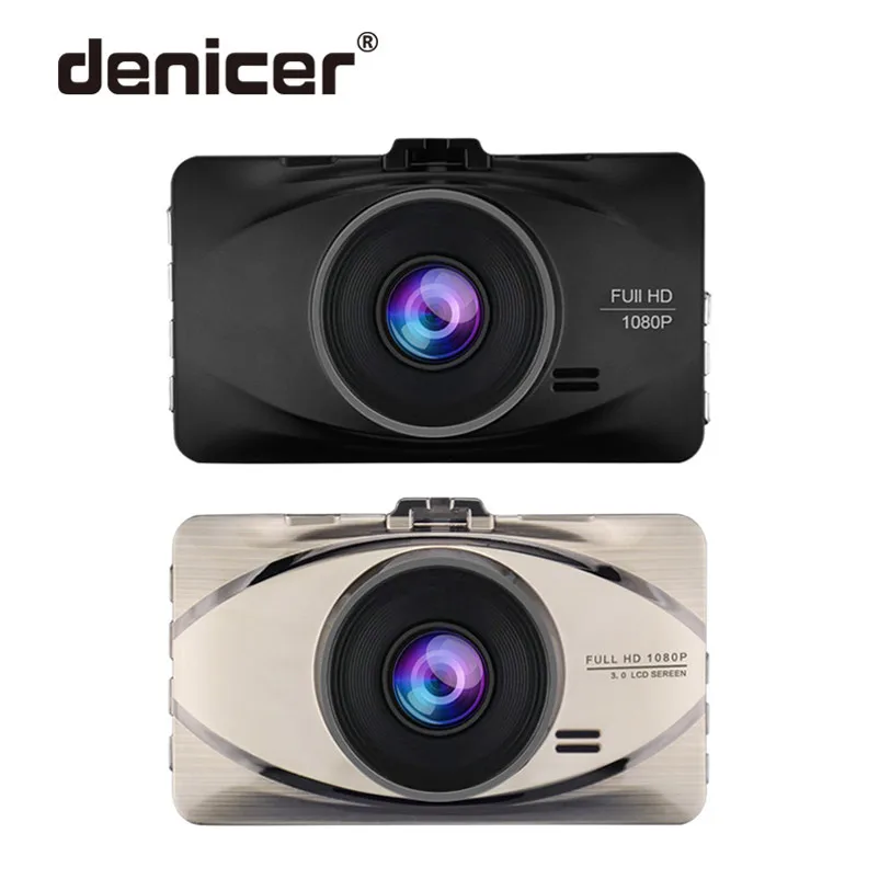 Denicer Car Dash Cam зеркало с двумя объективами заднего вида Dvr 3 0 ''Авто рекордер видео