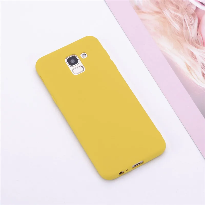 Цвет матовый чехол для samsung Galaxy A10 A20 A30 A40 A50 J3 J5 J7 J1 A6 A8 A7 J6 J4 Plus J2 A40 A50 силиконовый чехол
