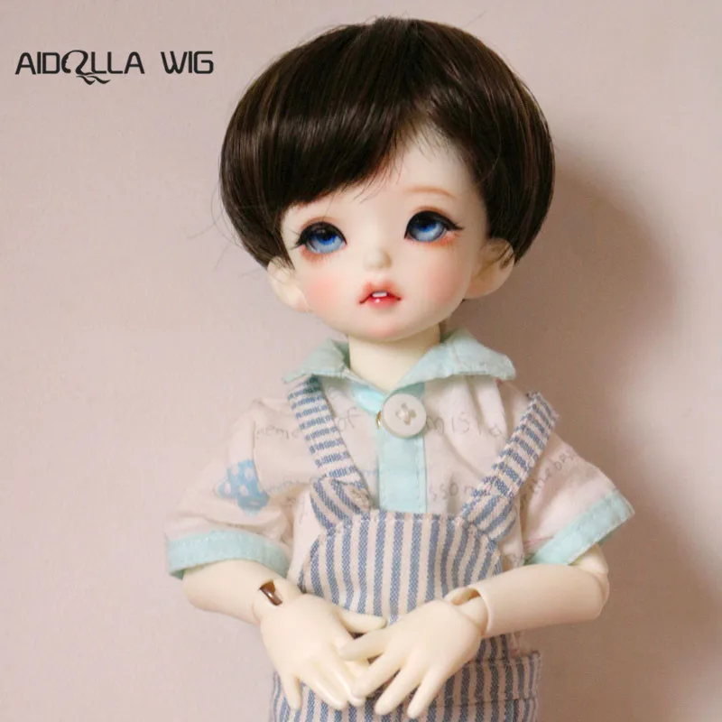 Горячая Распродажа Мода 1/6 1/4 1/3 парик черный BJD кукла парики Высокое качество