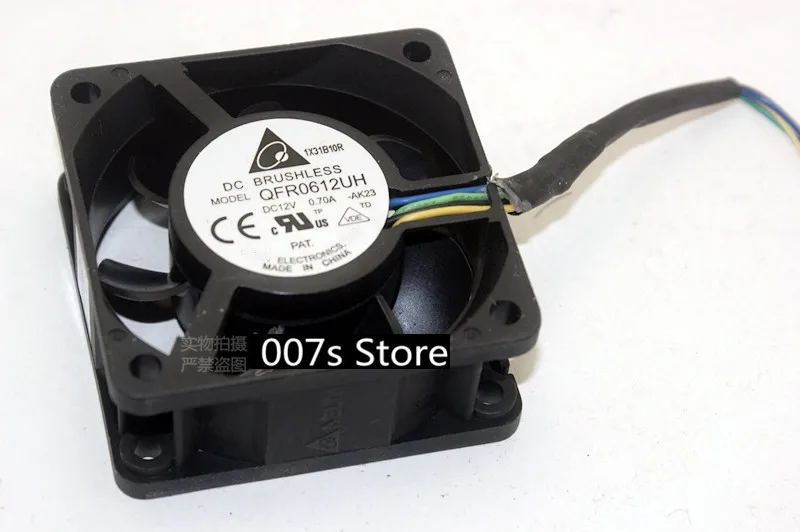 Новый вентилятор охлаждения радиатора для DELTA 6025 DC 12V0.70A QFR0612UH 60*60*25 мм 4 контактный