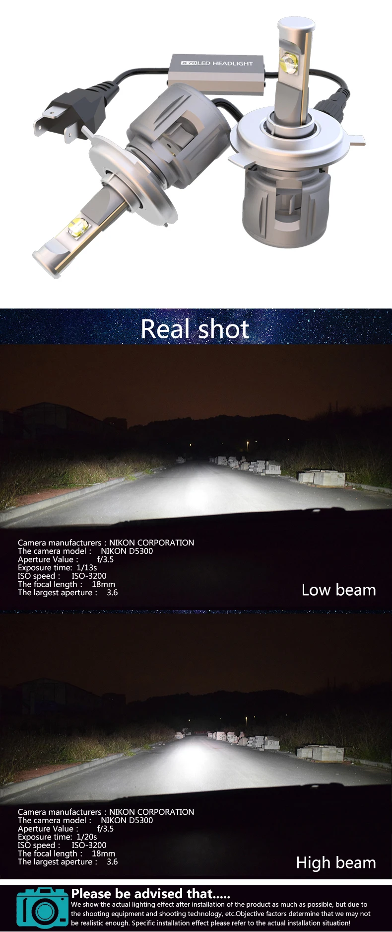 Новое обновление светодиодный фары P70 7800lm каждый шарик Turbo Вентилятор H4 H7 H8 H9 H11 9005 HB3 9006 HB4 9012 автомобилей Светодиодный фар с вентилятором