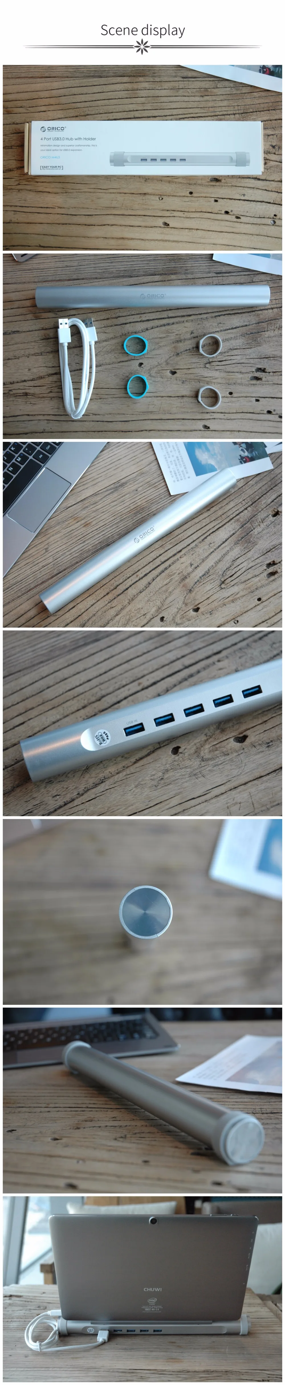 ORICO 4-Порты и разъёмы USB 3,0 Ultra Slim центр данных для Macbook/Mac Pro/mini, iMac, Surface Pro/XPS/Тетрадь PC/USB флэш-накопители