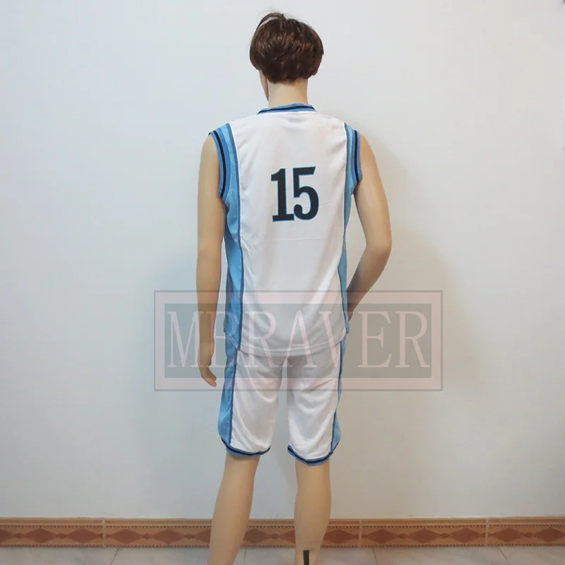 Kuroko no Basuke Баскетбол куроко Teiko школа No.4 Akashi Seijuro и No.15 Тецуя баскетбольная майка