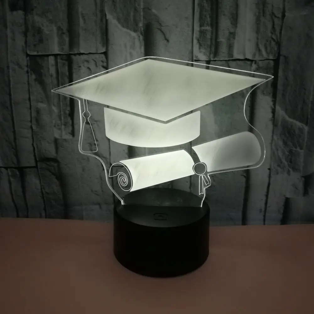 Новая лампа для мальчишника 3d с мульти цветным сенсорным управлением
