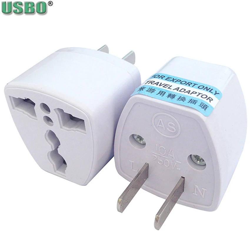 2 шт. универсальный адаптер переменного тока для розеток|plug size|plug adapter converteradapter pin
